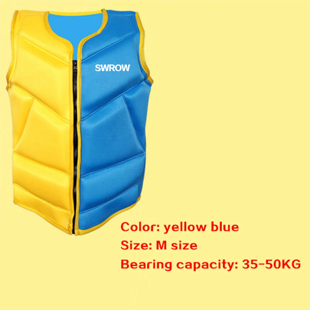Neoprene Life Vest Adults Surf Ski Motorboats Kayak Raft For Boats Fishing