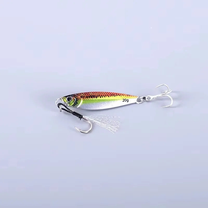 Metal Cast Jig Spoon 7g Artificial Bait Tackle