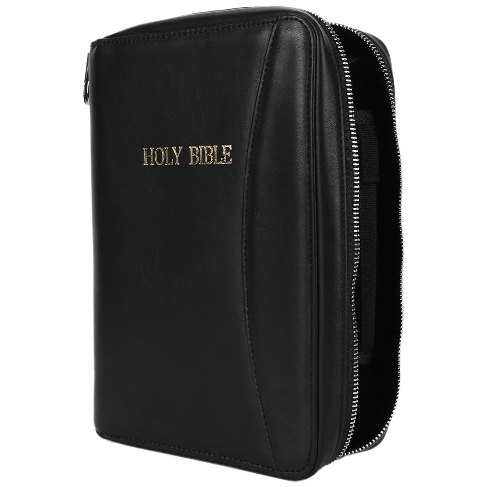 Holy Bible Pistol Case for Small Handguns Storage (Black)