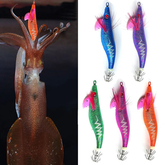 Luminous Fishing Wood Shrimp Lures Lifelike Plastic