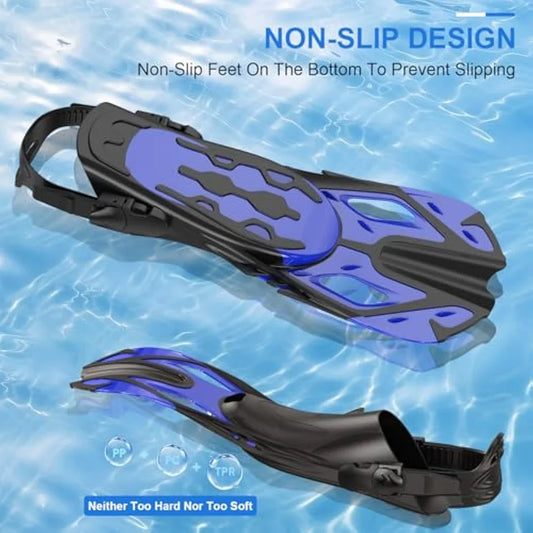 Snorkel Fins Swim Fins Buckles Swimming Flippers