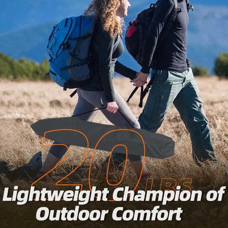 Foldable Camping Cot for Sleeping with Reinforced Aluminum