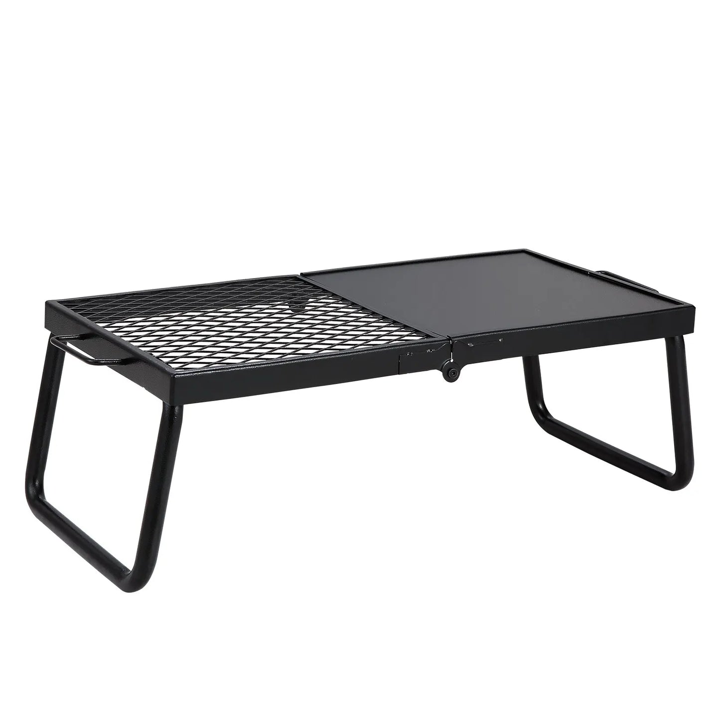 Folding 22.4 Portable Camping Grates Over Fire Pit