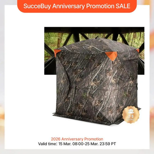Hunting Blind 270° See Through Ground Blind 2-3 Person
