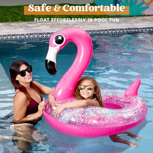 Inflatable Flamingo Pool Floats for Adults Summer Beach Lake