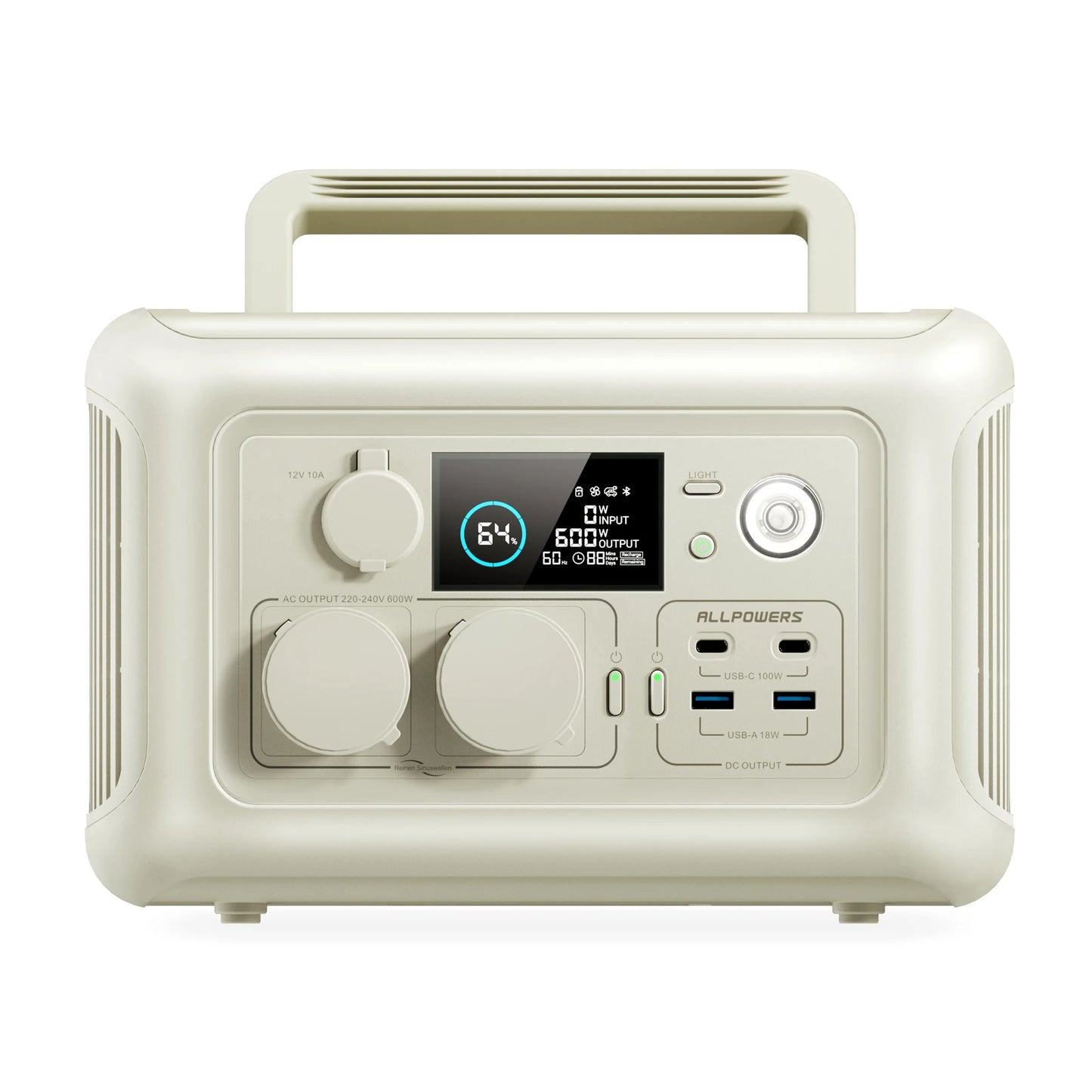 ALLPOWERS R600 Portable Power Station with Portable SolarPanel