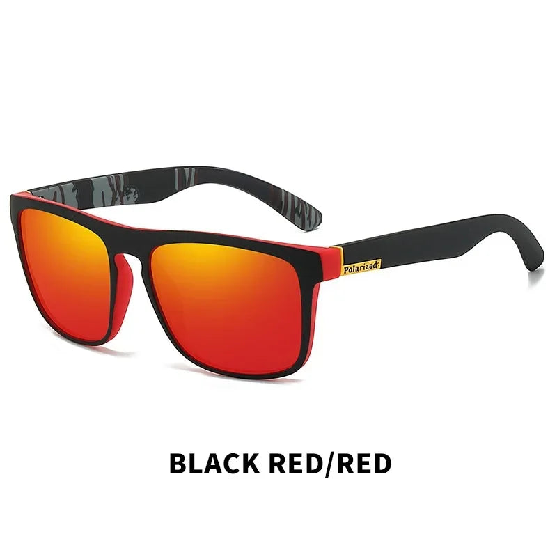 Black Polarized Square Sunglasses Men Women Fashion Classic