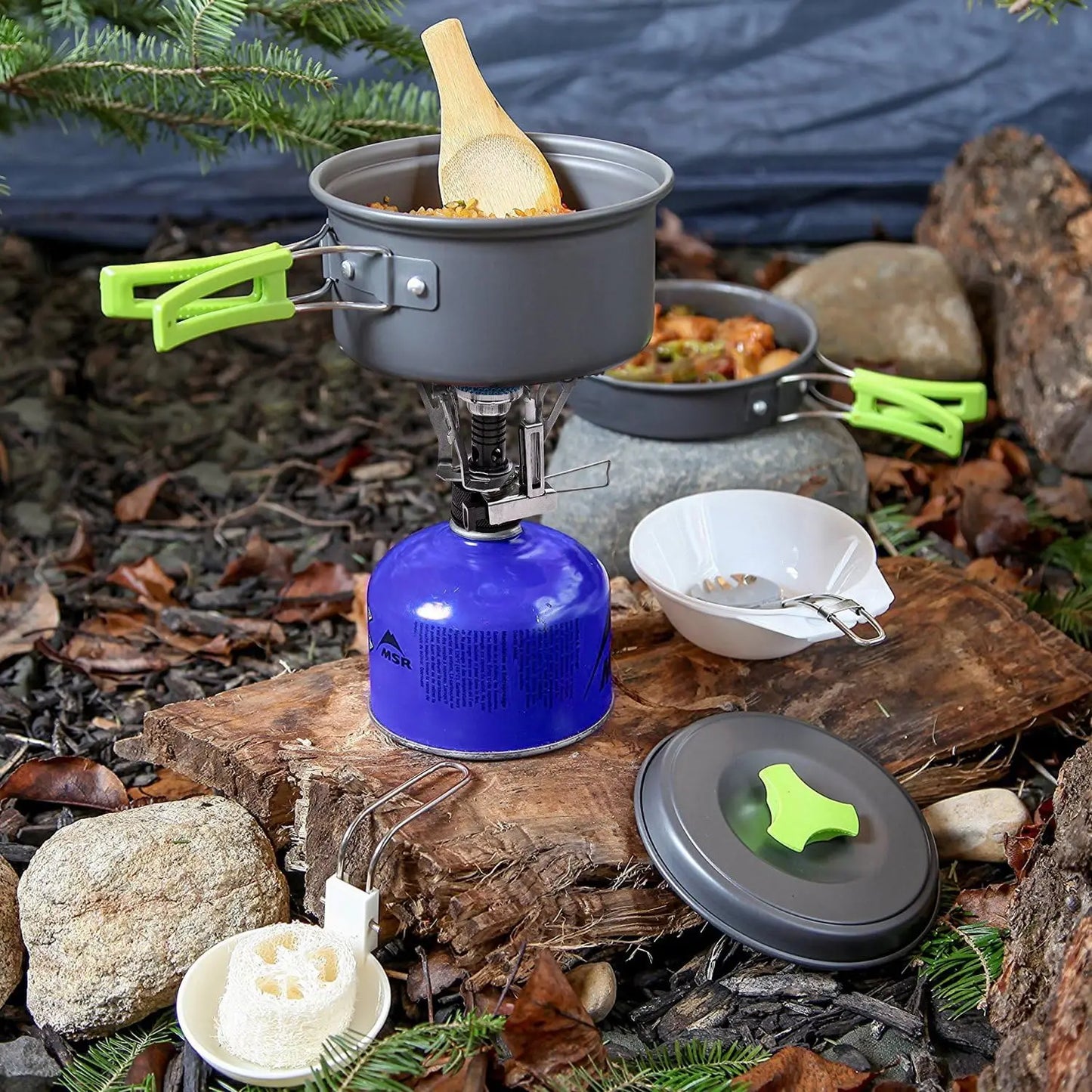 Camping Pots and Pans Set
