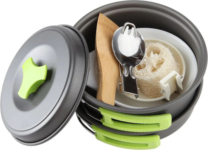 Camping Pots and Pans Set