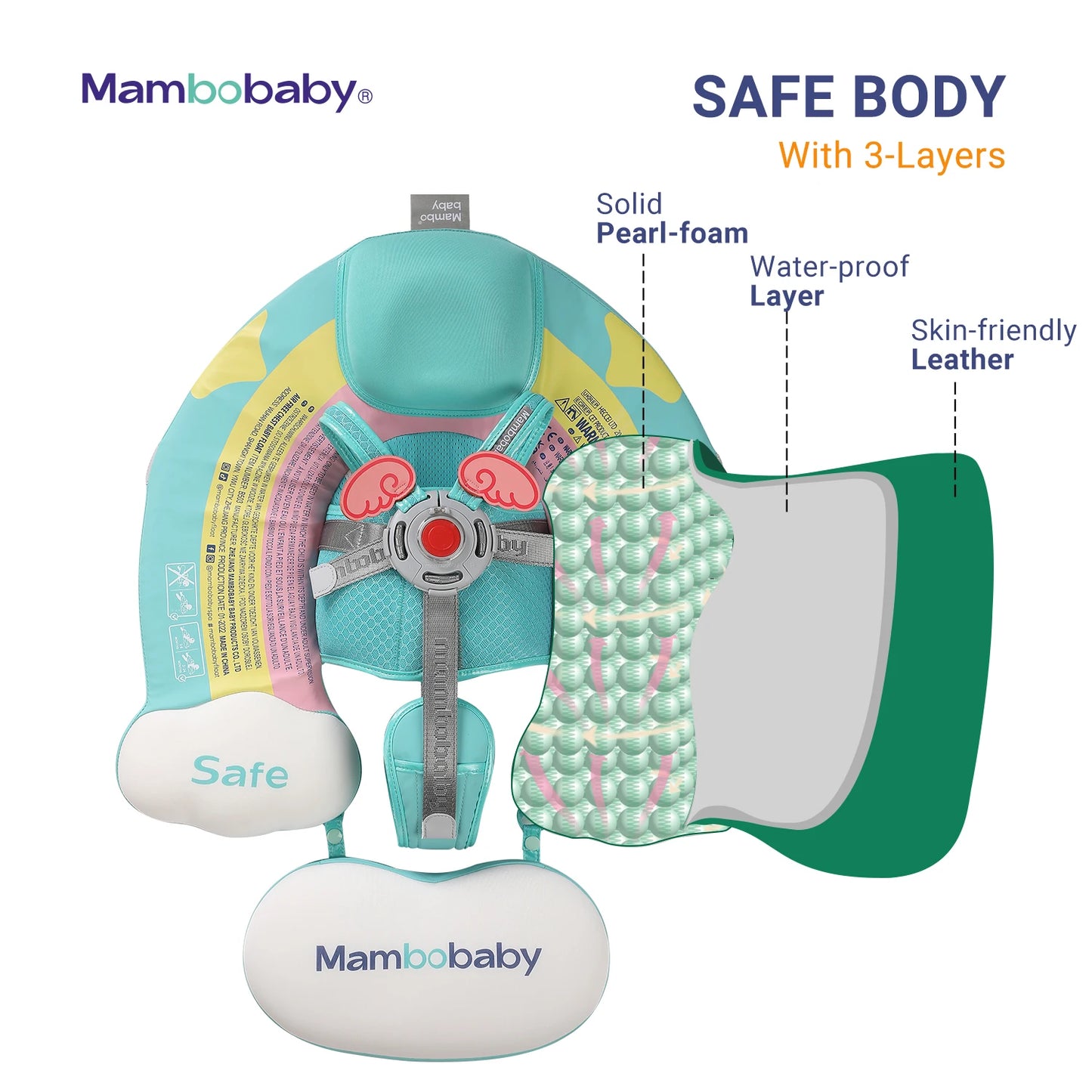 Non-Inflatable Baby Floats with Canopy for 3-24 Months – Camp Fire Comforts