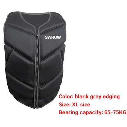 Neoprene Life Vest Adults Surf Ski Motorboats Kayak Raft For Boats Fishing
