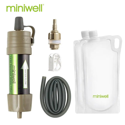 Water Filter Survival Kit with bag