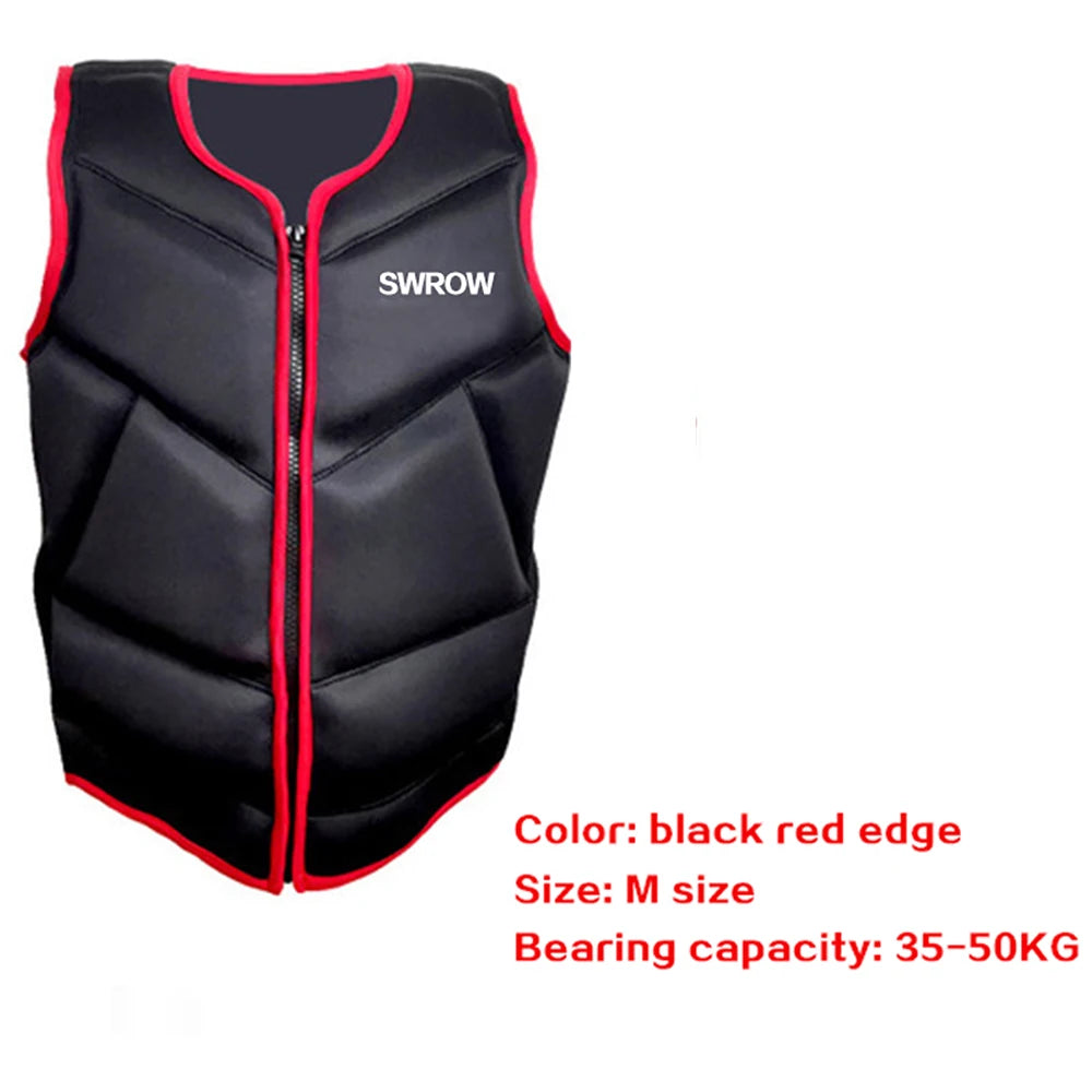 Neoprene Life Vest Adults Surf Ski Motorboats Kayak Raft For Boats Fishing
