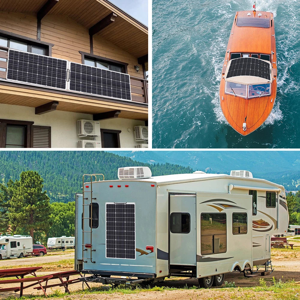 12V 50W Flexible Solar Panel 19.8V 100W Photovoltaic solar panels