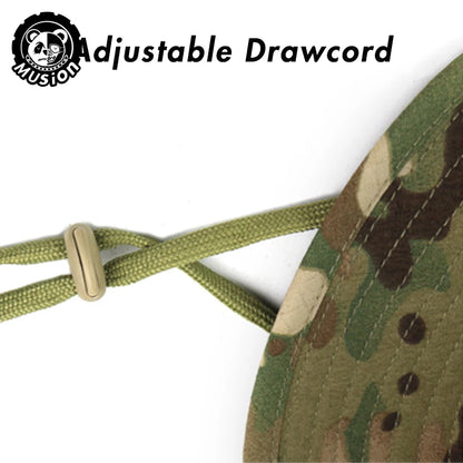 Camouflage Wide Brimmed Boonie Cap