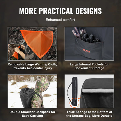 Hunting Blind 270° See Through Ground Blind 2-3 Person