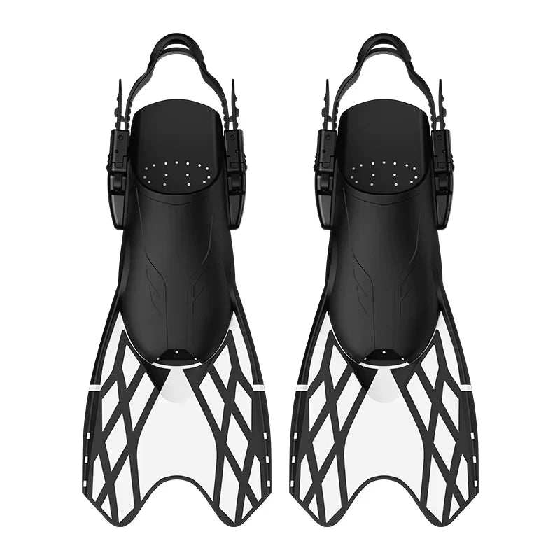 Snorkel / Swimming Flippers Open Heel Travel Size Adult Men/ Women
