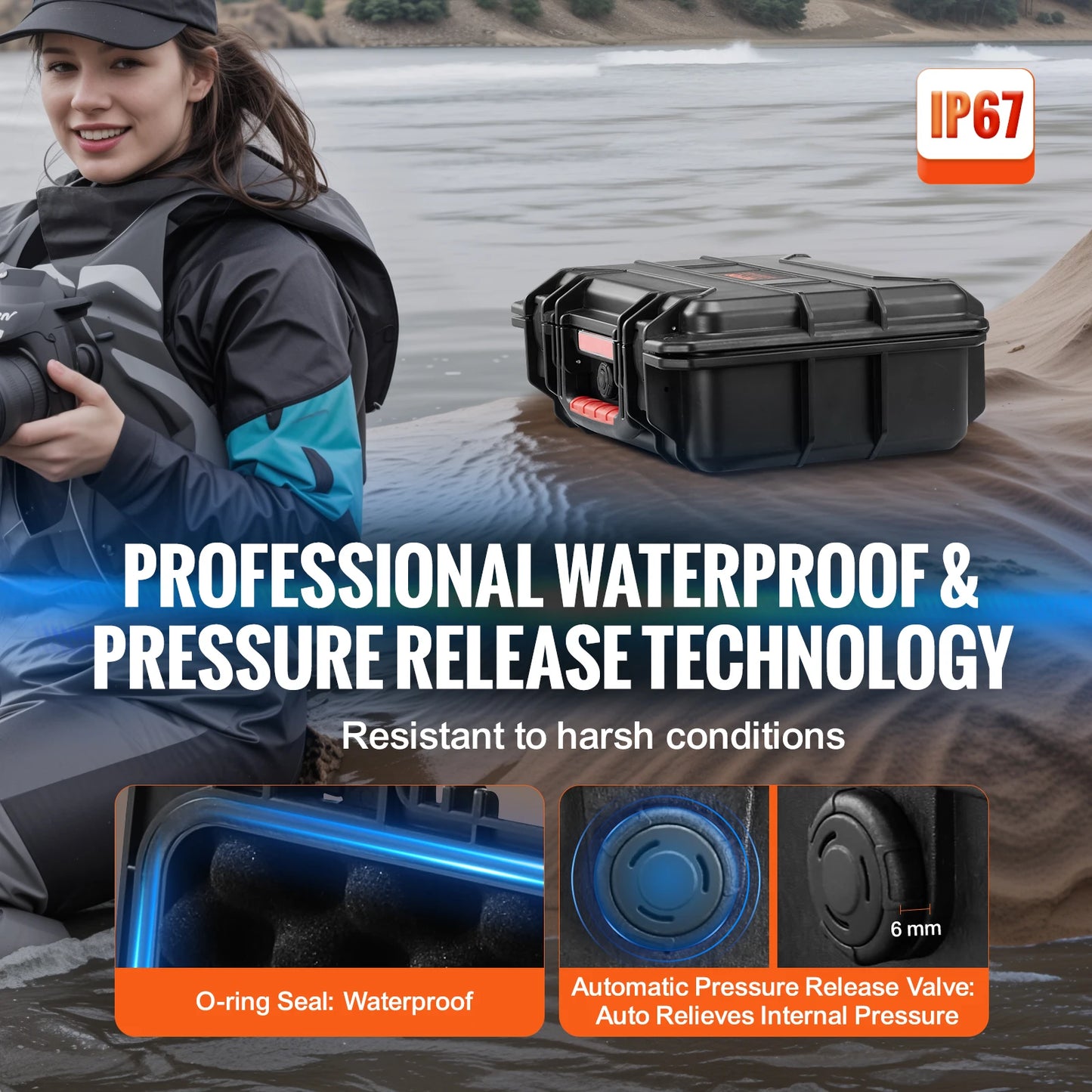 IP67 Weatherproof Heavy Duty Protective Case