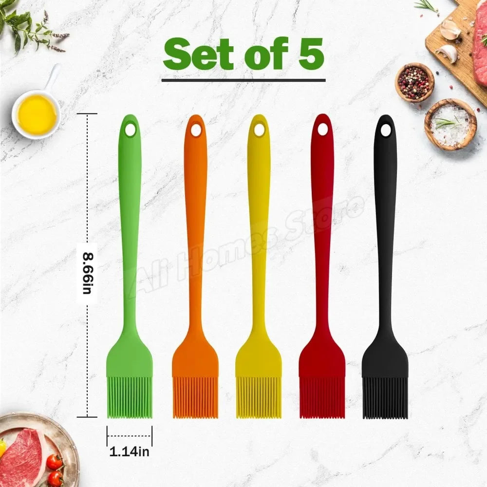2/1pcs Silicone Kitchen Brush Basting Pastry Brush Cooking