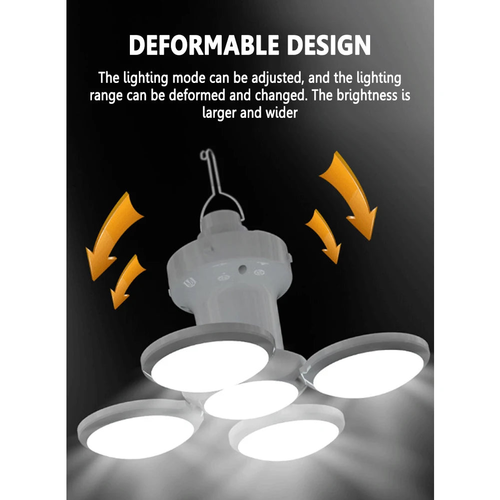 LED Solar 5 Gears Adjustable Portable Lantern