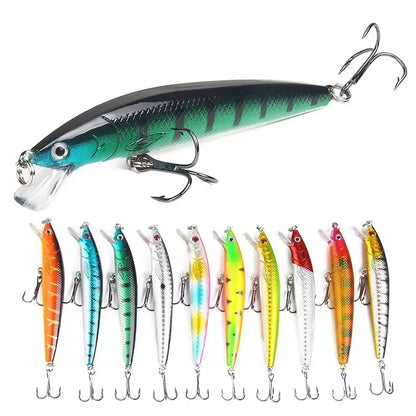 10pcs 9g/10cm Fishing Lures Minnow