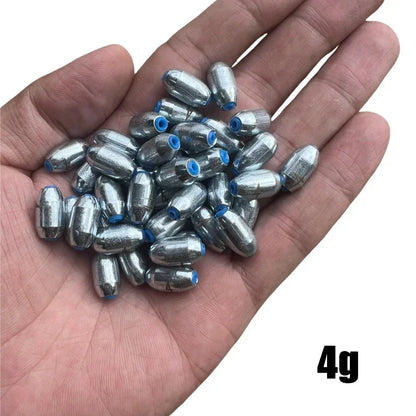 10pcs/Lot Alloy Hollow Olive Fishing Sinkers