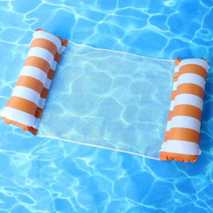1/2pcs Water Hammock Recliner Inflatable Floating Swimming Mattress Sea Swimming Ring Pool Party Toy Lounge Bed For Swimming