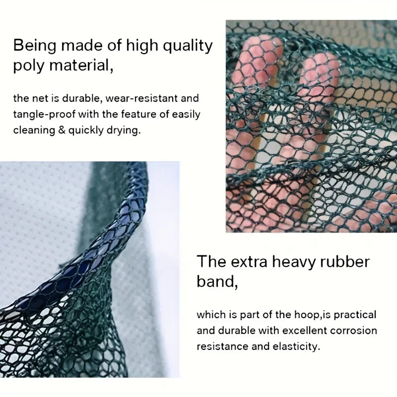 1pc Aluminum Alloy Fishing Net Telescopic Handle