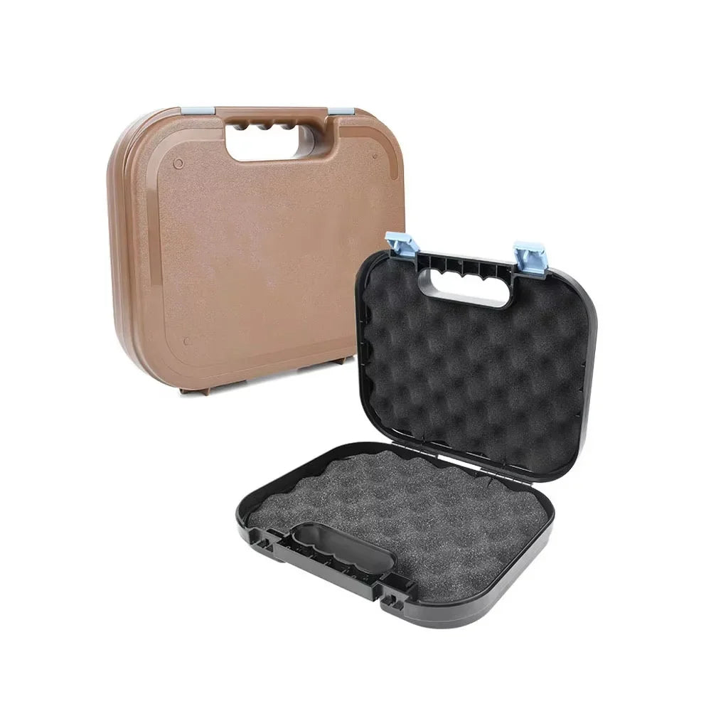 Tactical Pistol Safety Case Hard Shell Tool Storage Box