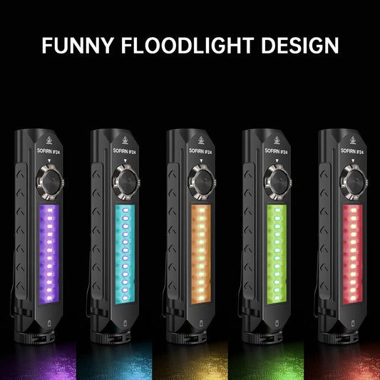 2000lm Powerful LED Flashlight  Rechargeable  Waterproof with Magnetic