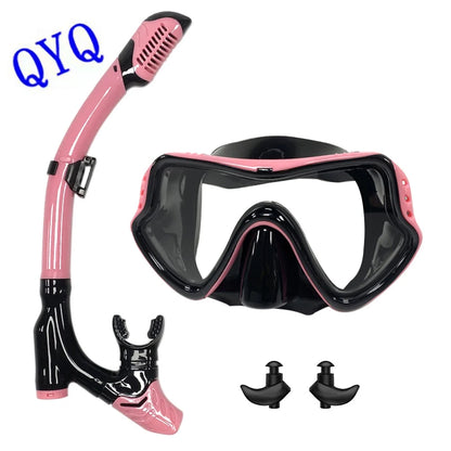 Professional Snorkel Diving Mask and Easy Breath Tube Set