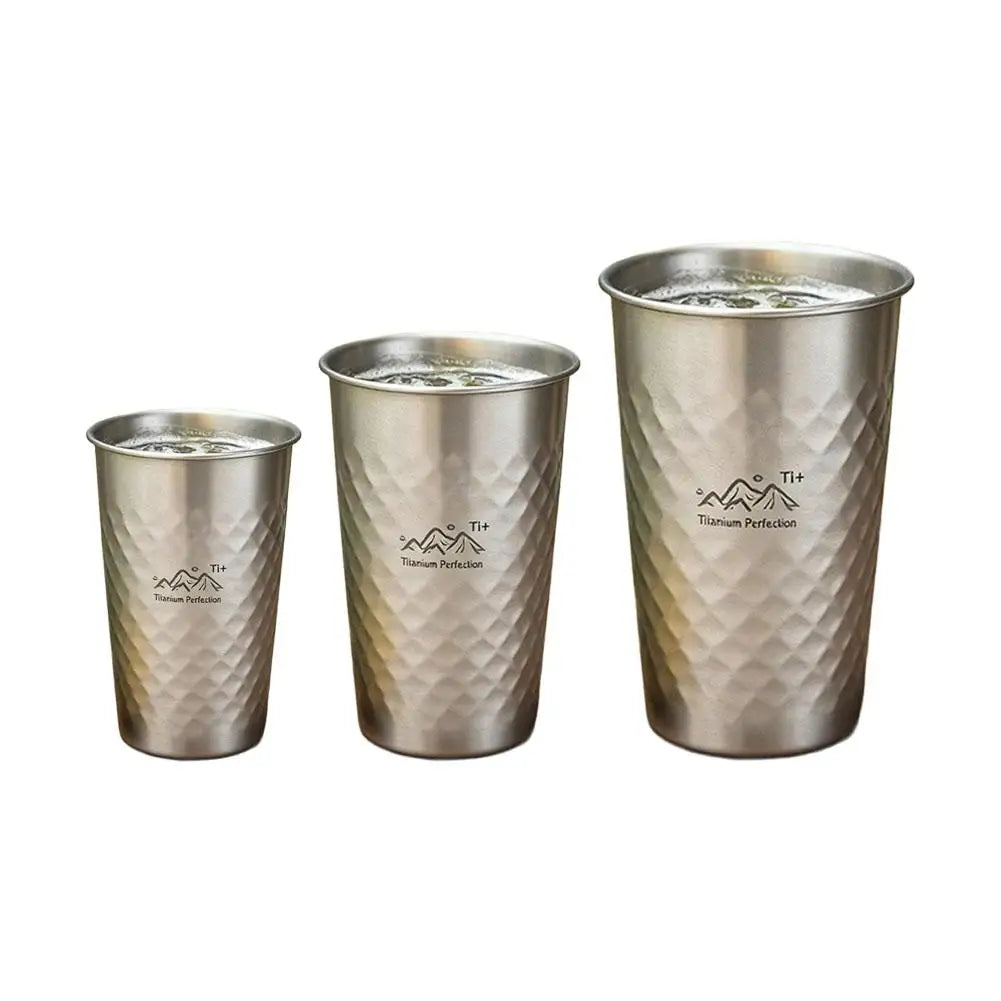 304 Stainless Steel Cup Set Camping Cup 4/6/8PCS
