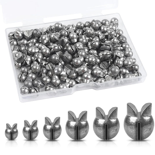 60Pcs Split Shot Fishing Weights Sinkers