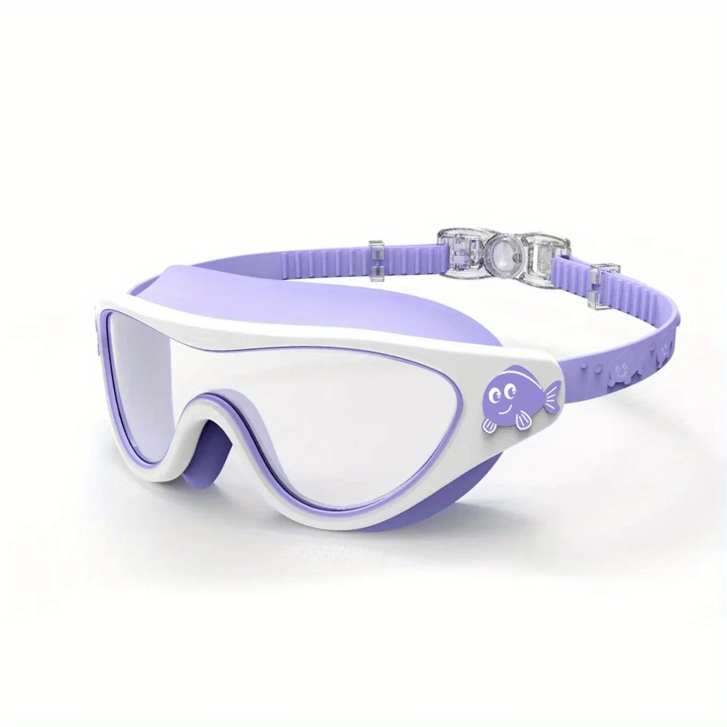 Swim Goggles - Fog-Free, Leakproof, Large Frame for Wide-Angle Vision