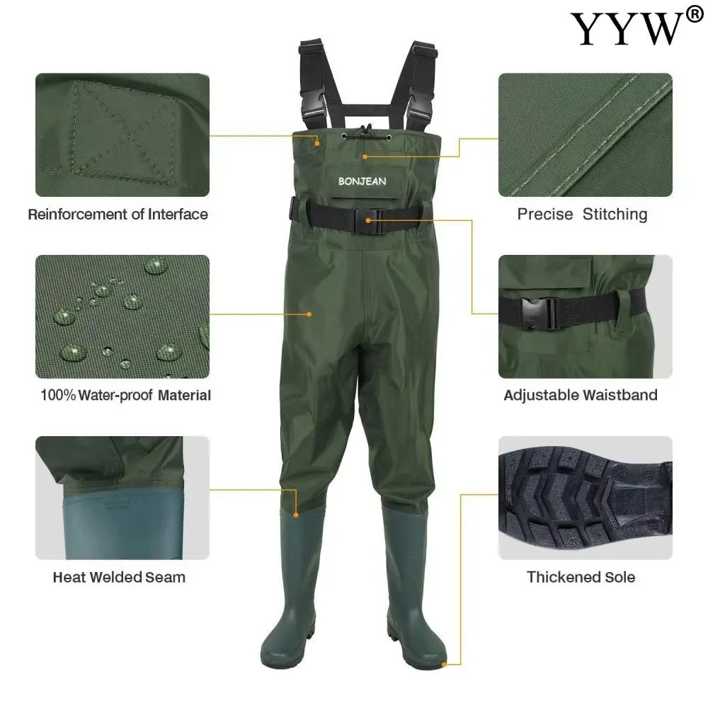 Fishing Waders Pants Chest-Length Wader