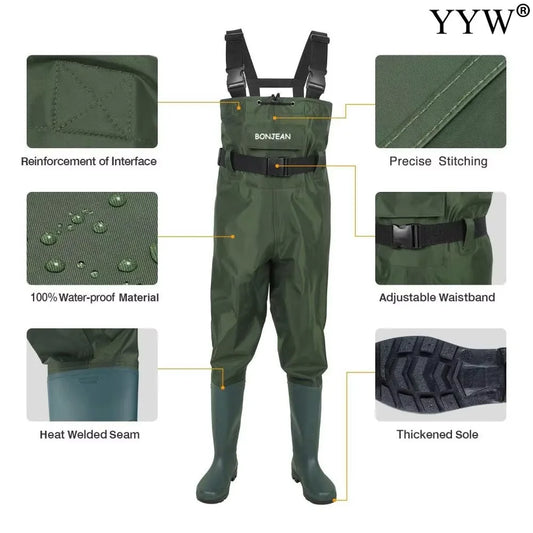Fishing Waders Pants Chest-Length Wader