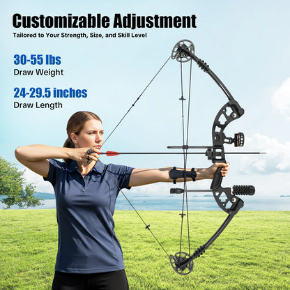 Compound Bow For Adults, Right Hand, Hunting Kit