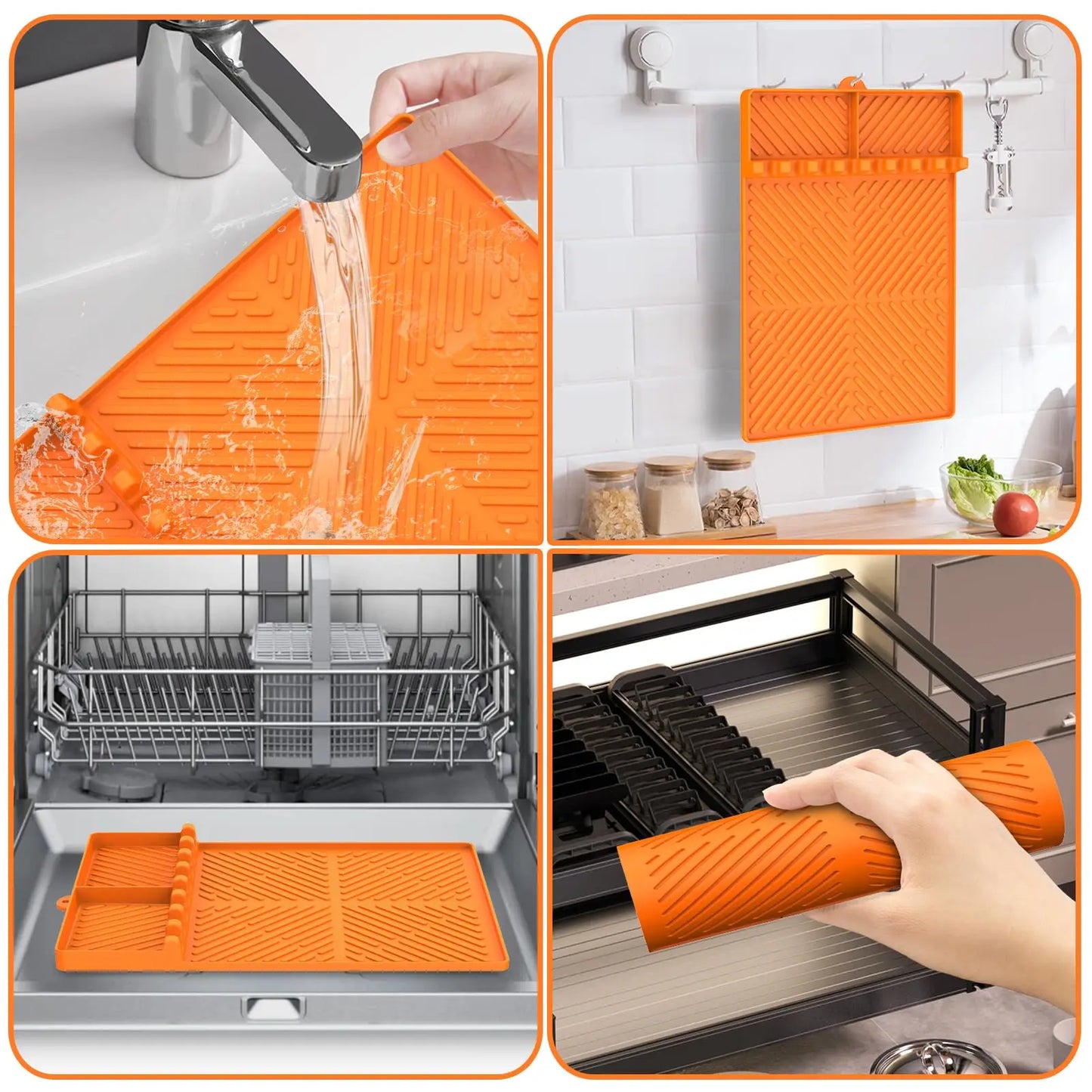Silicone Grill Mat Compatible with Blackstone,