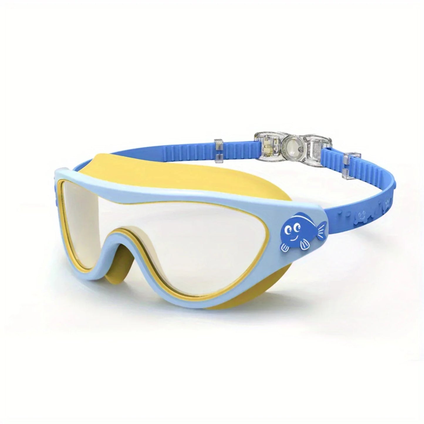 Swim Goggles - Fog-Free, Leakproof, Large Frame for Wide-Angle Vision