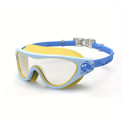 Swim Goggles - Fog-Free, Leakproof, Large Frame for Wide-Angle Vision
