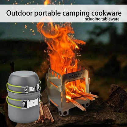 Camping Cookware Set with Utensils