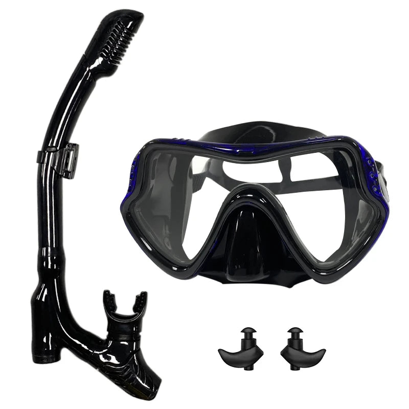 Professional Snorkel Diving Mask and Easy Breath Tube Set
