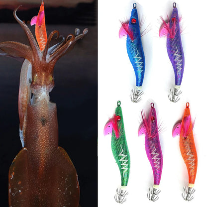 Luminous Fishing Wood Shrimp Lures Lifelike Plastic