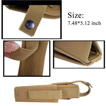 Tactical MOLLE Gun Pouch Holster Left / Right Universal