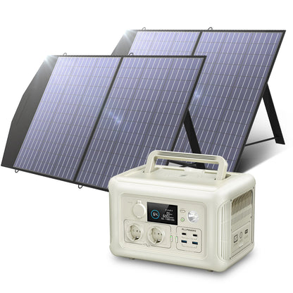 ALLPOWERS R600 Portable Power Station with Portable SolarPanel