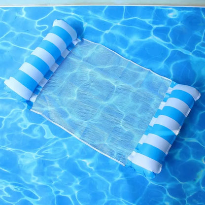 1/2pcs Water Hammock Recliner Inflatable Floating Swimming Mattress Sea Swimming Ring Pool Party Toy Lounge Bed For Swimming