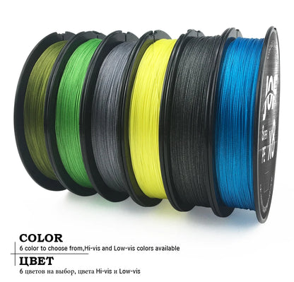 Braid Fishing Line Super Strong 8 Strands Multifilament PE Line 100-300M