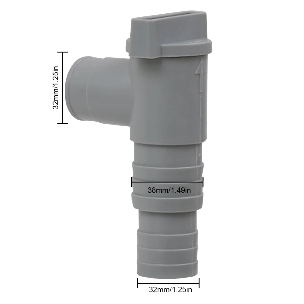 Pool On/Off Plunger Valve Leak Proof Sealed Replacement for Outdoor Equipment Parts
