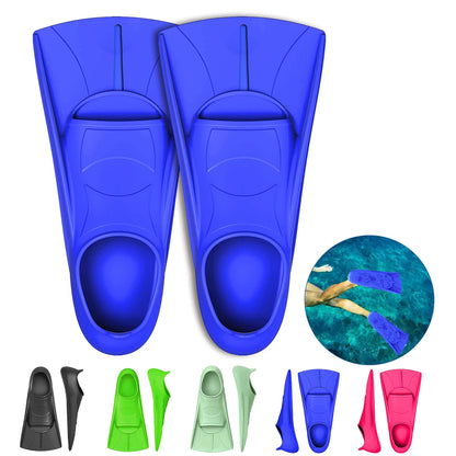 Snorkel Fins Short Men, women, Kids Flippers Equipment Set