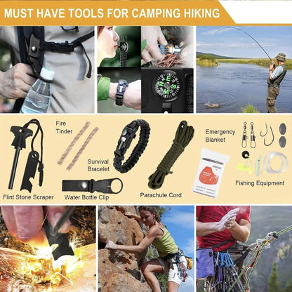 Emergency Equipment Camping Survival Tool Set Multifunctional